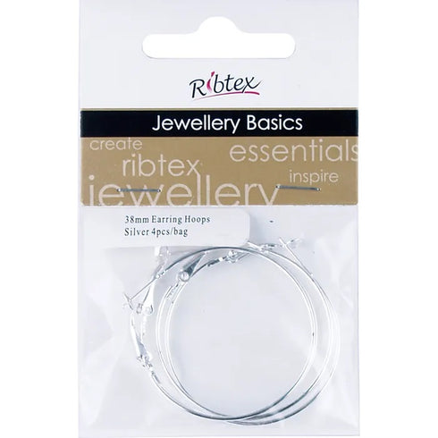 38mm Metal Alloy Earring Hoops